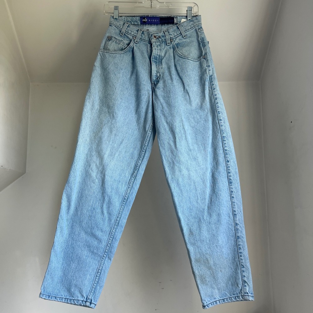 Vintage Early 90s Levi's Silver Tab Baggy Jeans Light Wash Wide Leg‎